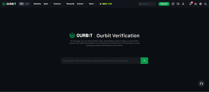تایید حساب اوربیت (Ourbit Verification)