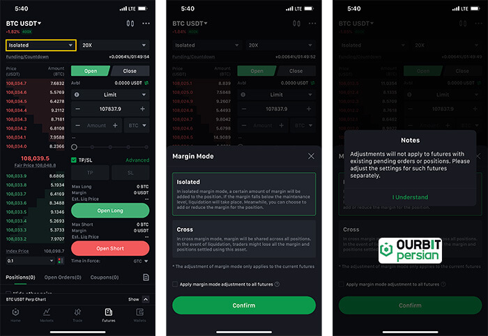 مارجین مد (Margin Mode)